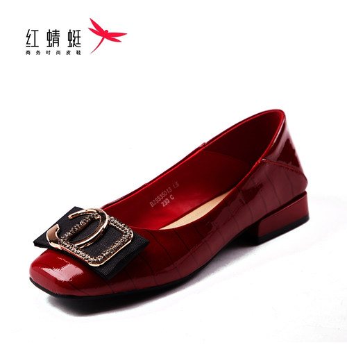 REDDRAGONFLY红蜻蜓皮鞋软底温柔