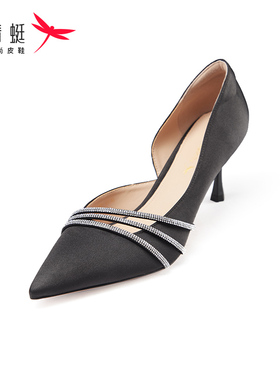 REDDRAGONFLY/红蜻蜓时尚温柔气质优雅性感细高跟单鞋女B2000165