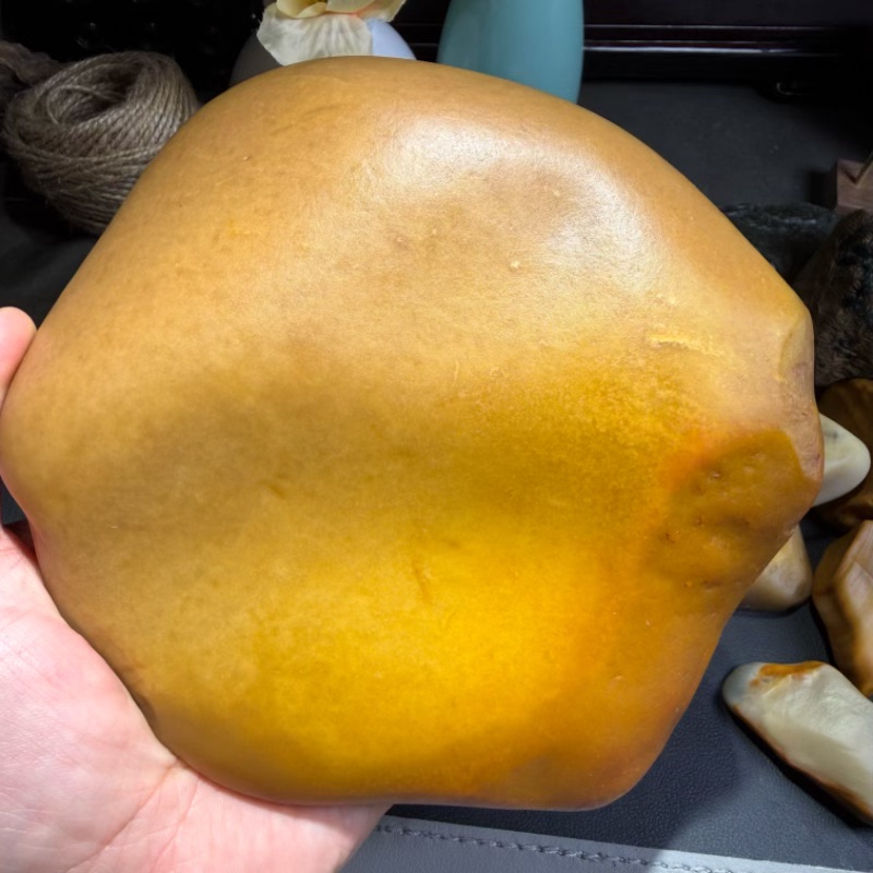 新疆北屯地表沙漠漆原石摆件品相完美纯天然无裂纹无优化重1742克