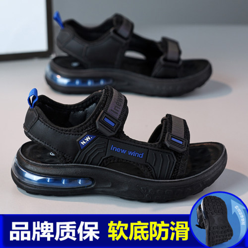 ABC男童凉鞋夏季新款外穿防滑时尚中大童儿童百搭防臭运动凉鞋