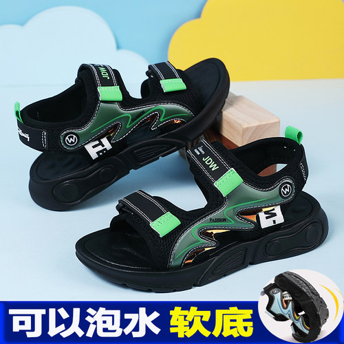 ABC男童凉鞋2026夏季新款外穿防滑韩版中大童儿童百搭防臭沙滩鞋