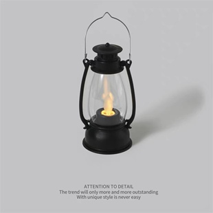 无聊了让它陪你度过无冬之夜！烛光能晃动！复古马灯