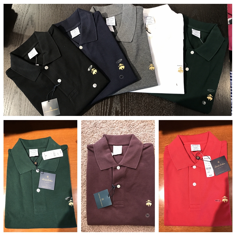 ²¼¿ËÐÖµÜbrooks brothers¶ÌÐäpoloÉÀÄнð±ê·Áì´¿É«ÐÞÉítÐôÕýÆ·