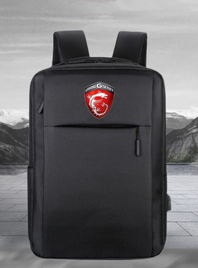 微星强袭GE66/GE67笔记本电脑包15.6寸武士66双肩包男士GE76/GE77HX游戏本大容量背包17.3英寸简约学生书包女