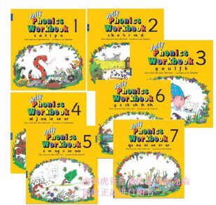 jolly phonics workbooks: books 1-7 (american english edition)