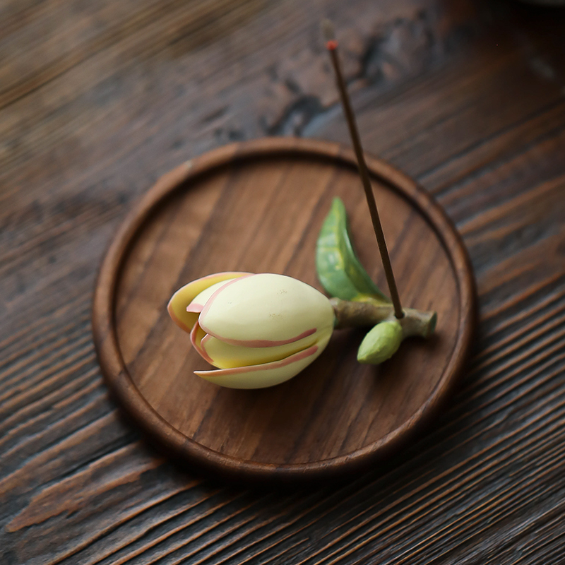 含笑花雅致小号香插茶宠