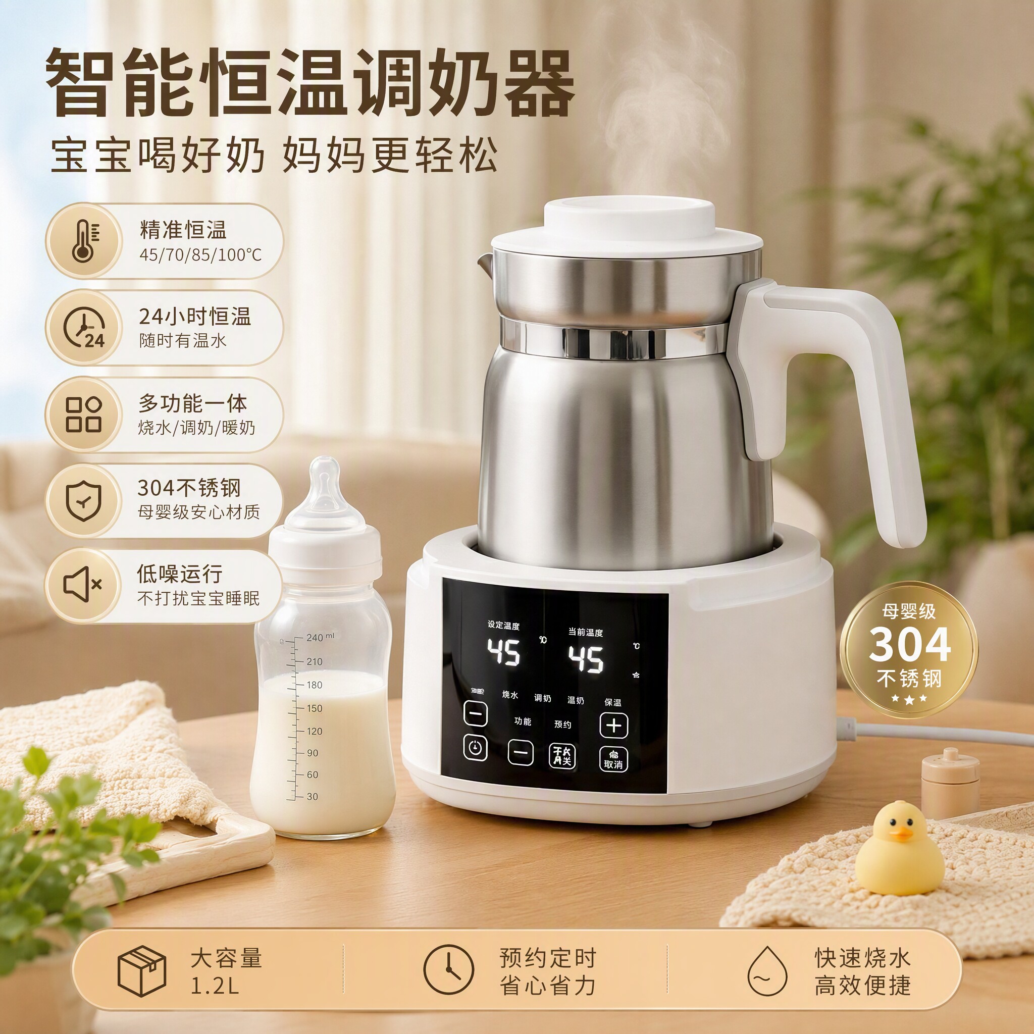 望顺达恒温调奶器婴儿暖奶