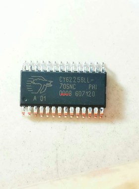 集成IC电路芯片CY62256NL-70SNXIT  CY62256原装拆机质量保证