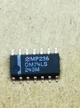 集成IC电路DM74LS243M  DM74LS243  74LS243M  74LS243  SOP14