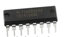 集成IC电路芯片CD14538BE    DIP-16原装拆机质量保证