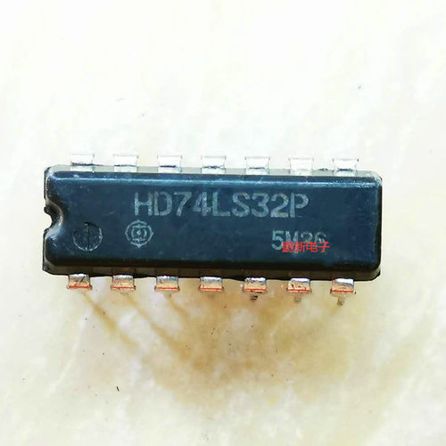 集成IC电路芯片HD74LS32P  HD74LS32  74LS32  LS32  DIP原装拆机