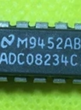 集成IC电路芯片ADC08234CIN   ADC08234  DIP原装拆机质量保证