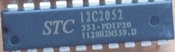 集成IC电路芯片STC12C2052-35I   STC12C2052  12C2052  DIP
