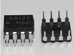 A3101 HCPL-3101 光耦 直插DIP8 光隔离器芯片 光电耦合HP3101