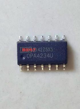 OPA4234UA  OPA4234   贴片SOP-14 TI