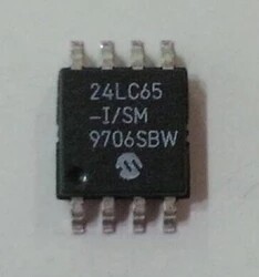 集成IC电路芯片24LC65 24LC65-I/SM SOP8  5.2MM原装拆机质量保证