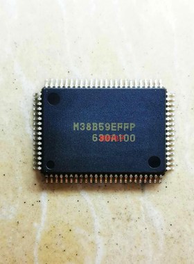 集成IC电路芯片M38B59EFFP  M38B59  QFP原装拆机质量保证