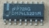 DM74LS221M  DM74LS221  74LS221  LS221  SOP16  3.9MM