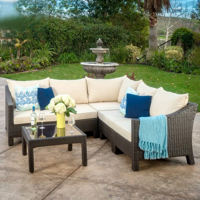 户外藤椅沙发双人藤制家具阳台休闲仿藤创意沙发桌椅组合庭院茶几