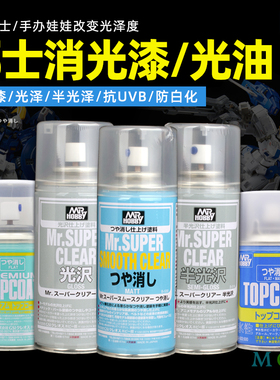 郡士新水性消光保护漆 高达军事手办模型粘土娃娃新消光喷罐 B603