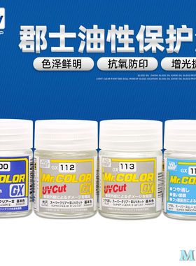 郡士光油GX100 油性光泽保护漆 模型亮光透明漆 BJD娃娃化妆光油