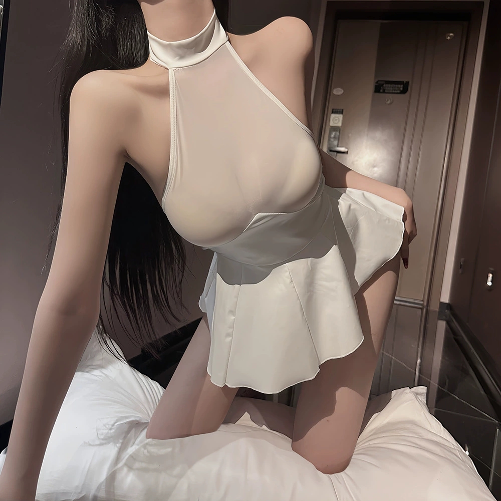 性感擦边套装纯欲情调反差短裙性感jk蕾丝内裤2026新情侣约会衣服