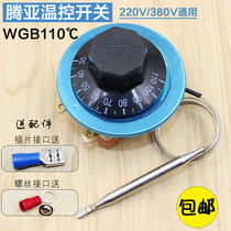 Original water heater temperature controller tengya water heater temperature switch 30-110 ° wgb110 ° c-112-6332