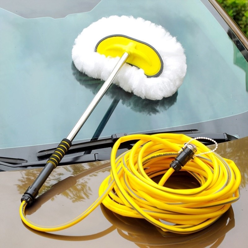 新款长杆加厚通水洗车拖把擦车用刷车工具洗车神器清洗工具套装
