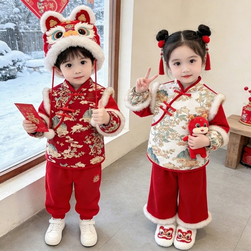 国风罩衣新年儿童秋冬洋气外穿2025新春拜年服唐装宝宝围兜反穿衣,童装/婴儿装/亲子装,反穿衣/罩衣,淘宝优惠券,粉丝福利购,淘宝优惠卷