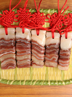 猪肉石天然肉石广西柳州红烧肉腊肉34*19*88mm773g五花肉摆件拼盘