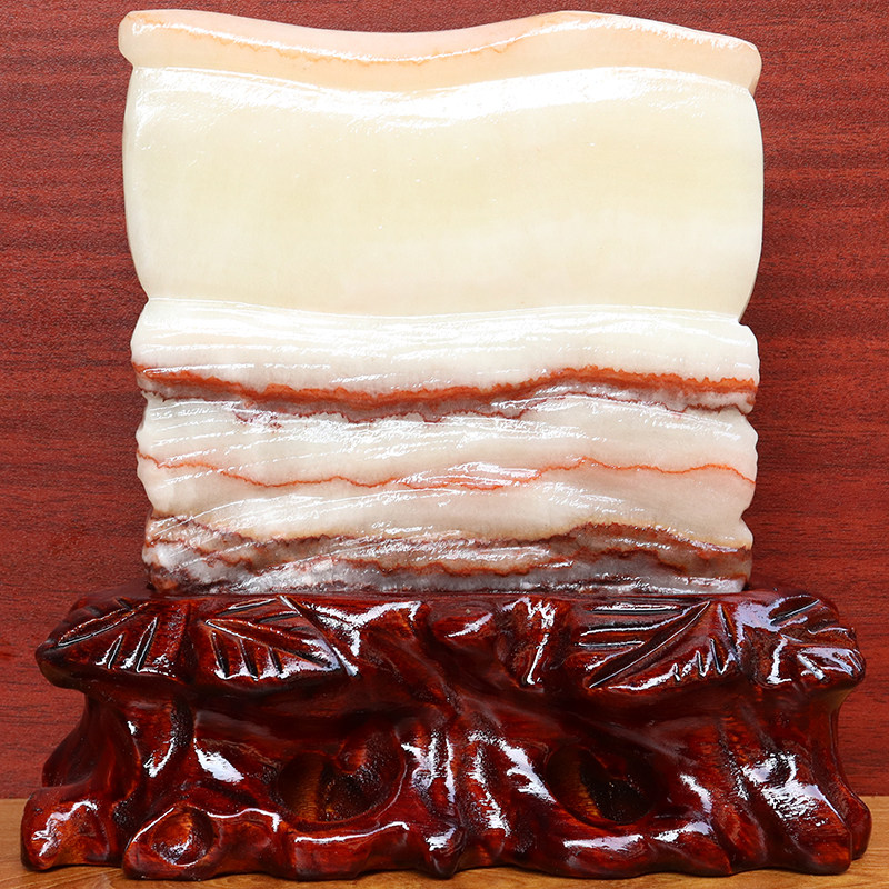 天然石材奇石摆件猪肉石五花肉桌面装饰雕刻石17*18*4cm1987g摆件,饰品/流行首饰/时尚饰品新,摆件,淘宝优惠券,粉丝福利购,淘宝优惠卷