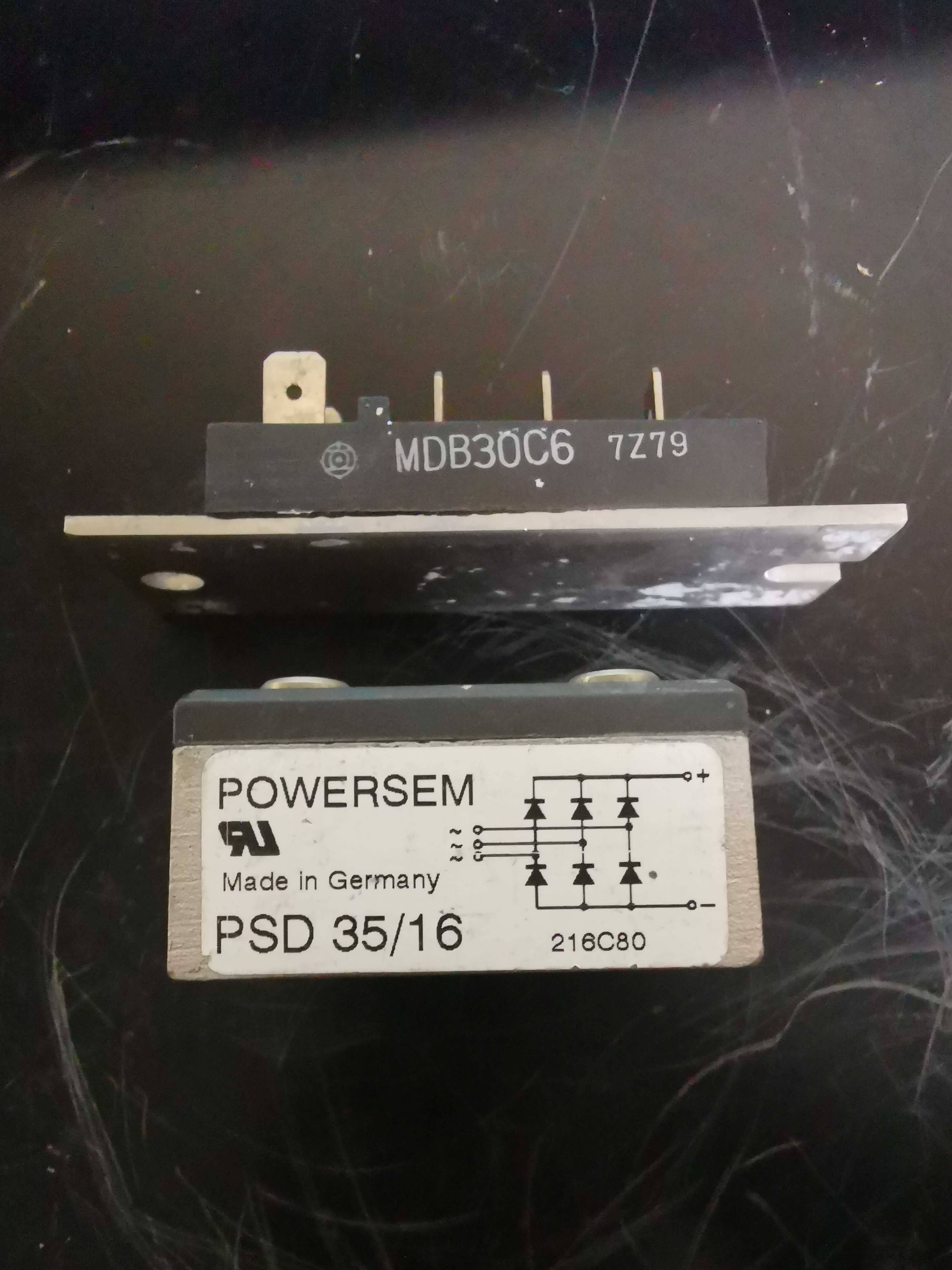 POWERSEM整流桥PSD35-16日立变频器MDB30C6原装拆机功能包好