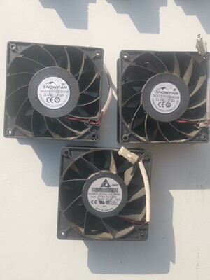 罗克韦尔AB变频器风扇 YY12038H24B DC24V 2.32A原装拆机