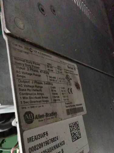 AB变频器PF700 45/55KW 20BC105A0ANNANC0