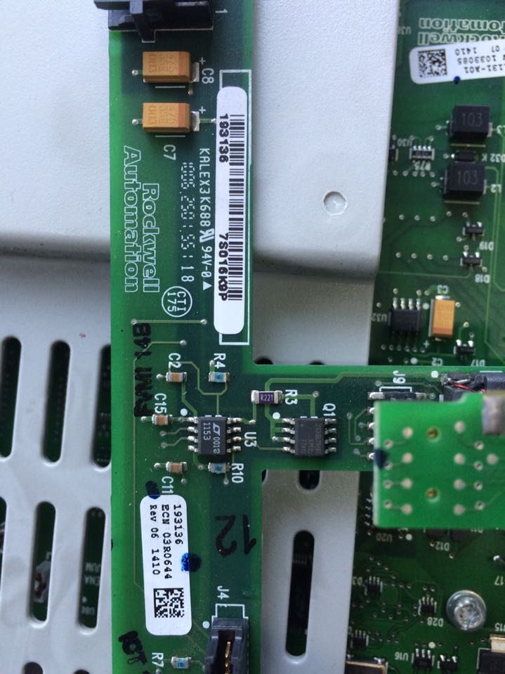 AB变频器700配件T形板通讯板193136面板托盘转换板193134-B02