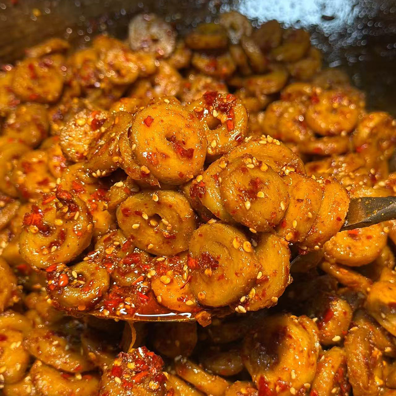 烤面筋圈麻辣网红爆款零食素捆鸡烧烤解馋小吃开袋即食下酒菜香辣