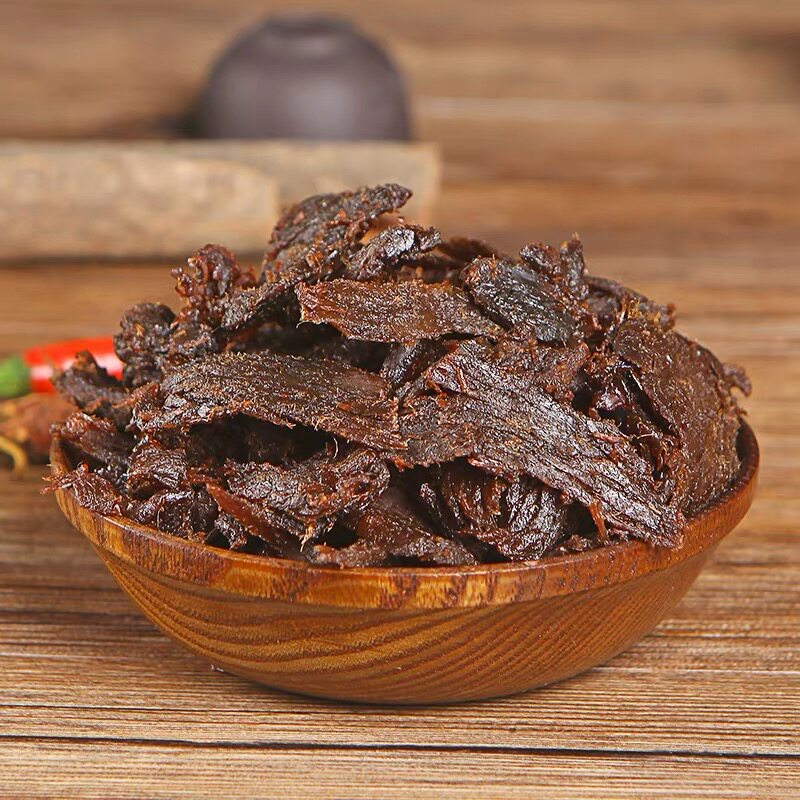 温州湖岭蜜汁牛肉干古法秘制大片手撕牛肉干休闲小零食