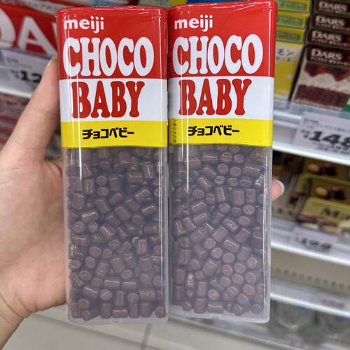 日本小朋友零食明治巧克力豆