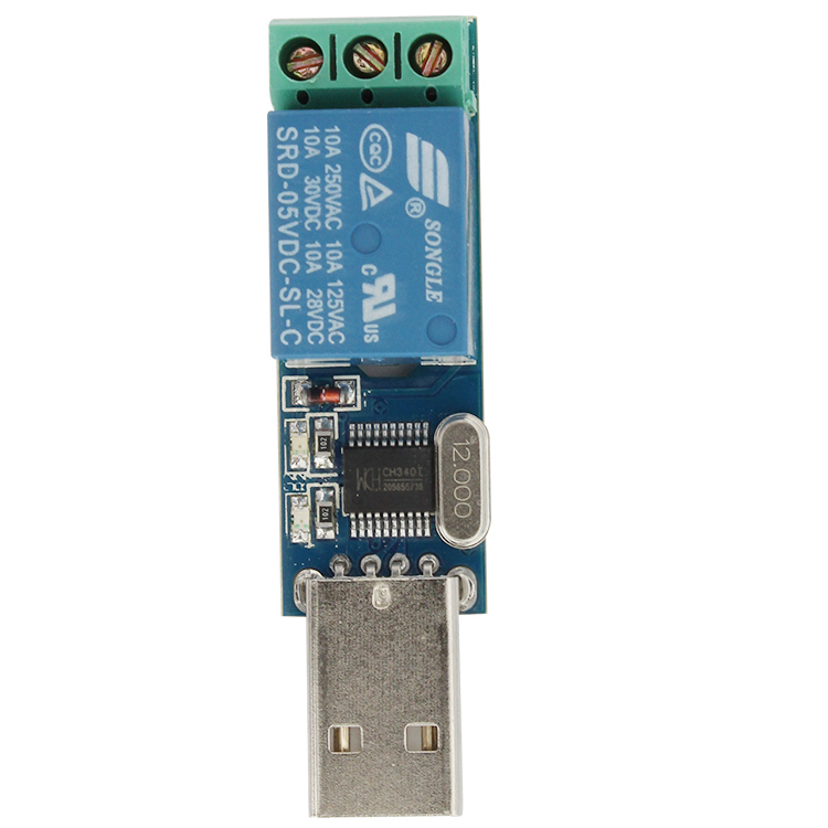 LCUS-1型 直流USB继电器模块 电脑串口控制开关 PC智能控制器