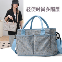 妈咪包母婴外出轻便高颜值单肩斜挎包宝妈带娃便携多功能手提袋