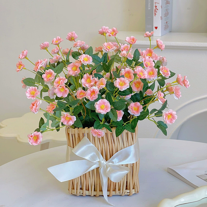 清仓绣球花假花仿真花束手捧花小束玫瑰拍照道具干花家居摆设装饰
