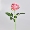 10 large head pearl rose meat powder sticks (flower head 10cm)