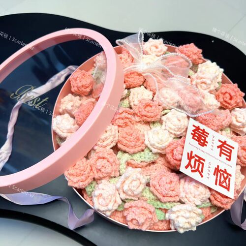 成品玫瑰花束毯子生日惊喜送女友