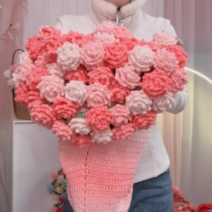 成品玫瑰花束毯子生日惊喜送女友