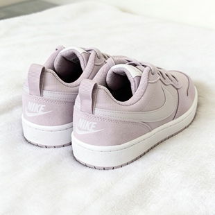 Low Borough Court 500 男女子减震白粉色低帮板鞋 CD6144 Nike