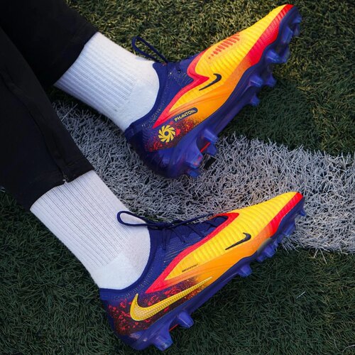 Nike Phantom 6 Low Elite男女同款黄色舒适 FG足球鞋 HQ2332-800