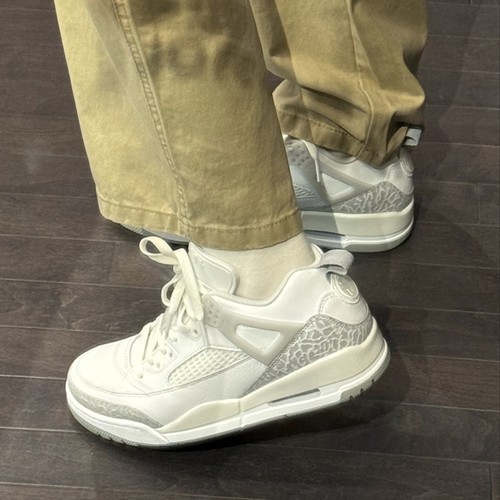 耐克/Nike Jordan Spizike Low白灰低帮耐磨复古篮球鞋HQ3602-121