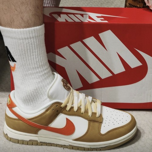 耐克/Nike Dunk Low白黄橙男低帮休闲复古耐磨休闲板鞋HM3729-181