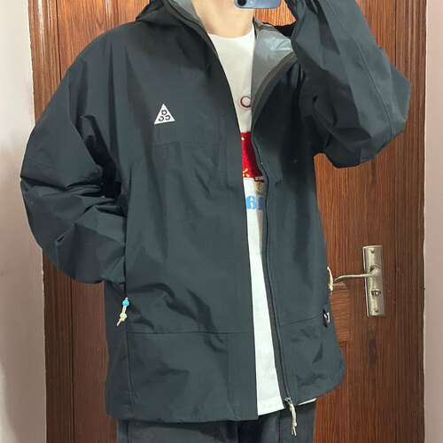 Nike ACG STORM-FIT男款黑色连帽拉链工装休闲夹克外套DV9416-010