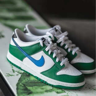 FZ4357 耐克Nike GS女子白绿防滑耐磨低帮休闲板鞋 Low 300 Dunk